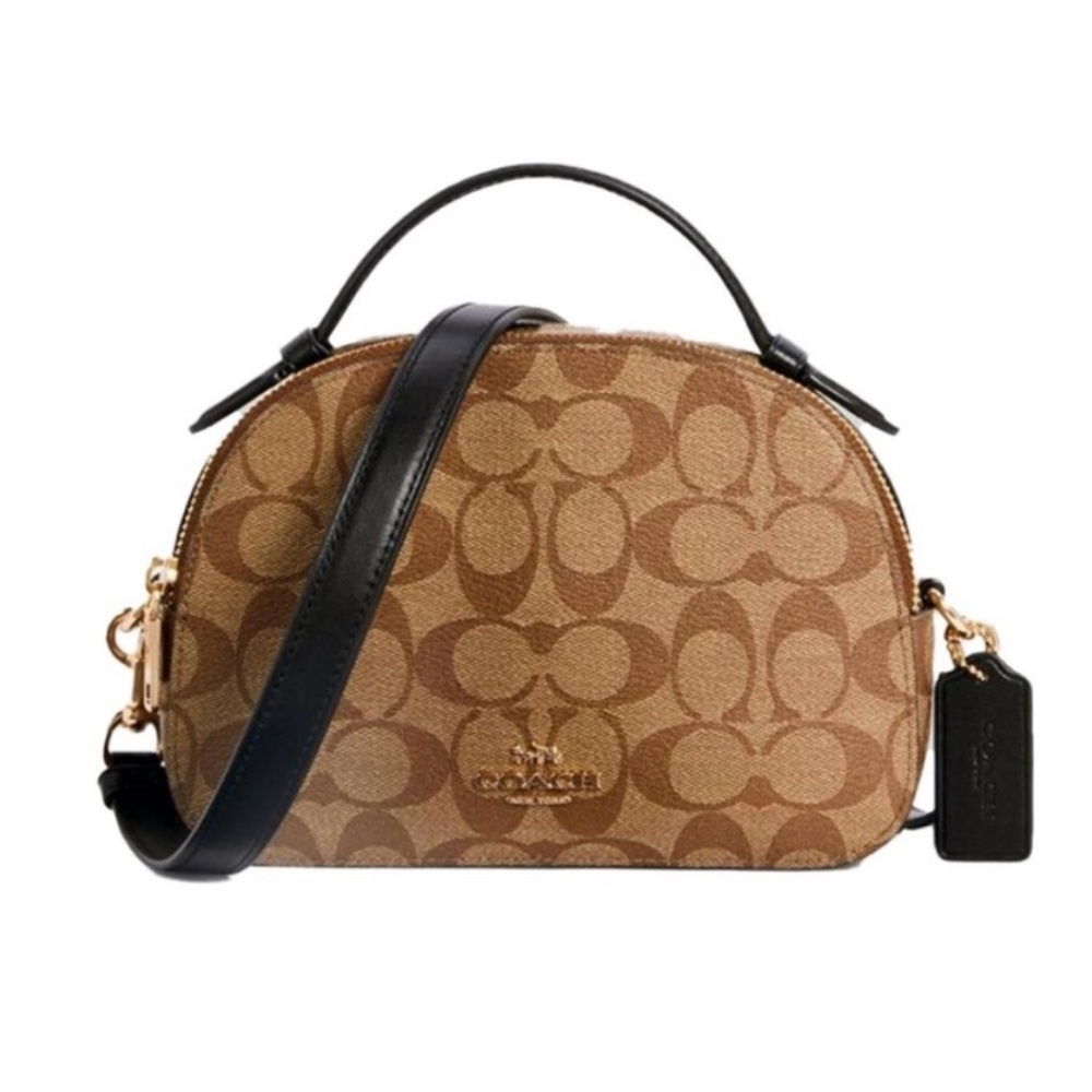 Coach Serena Satchel In Signature Canvas